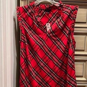 Talbots holiday blouse